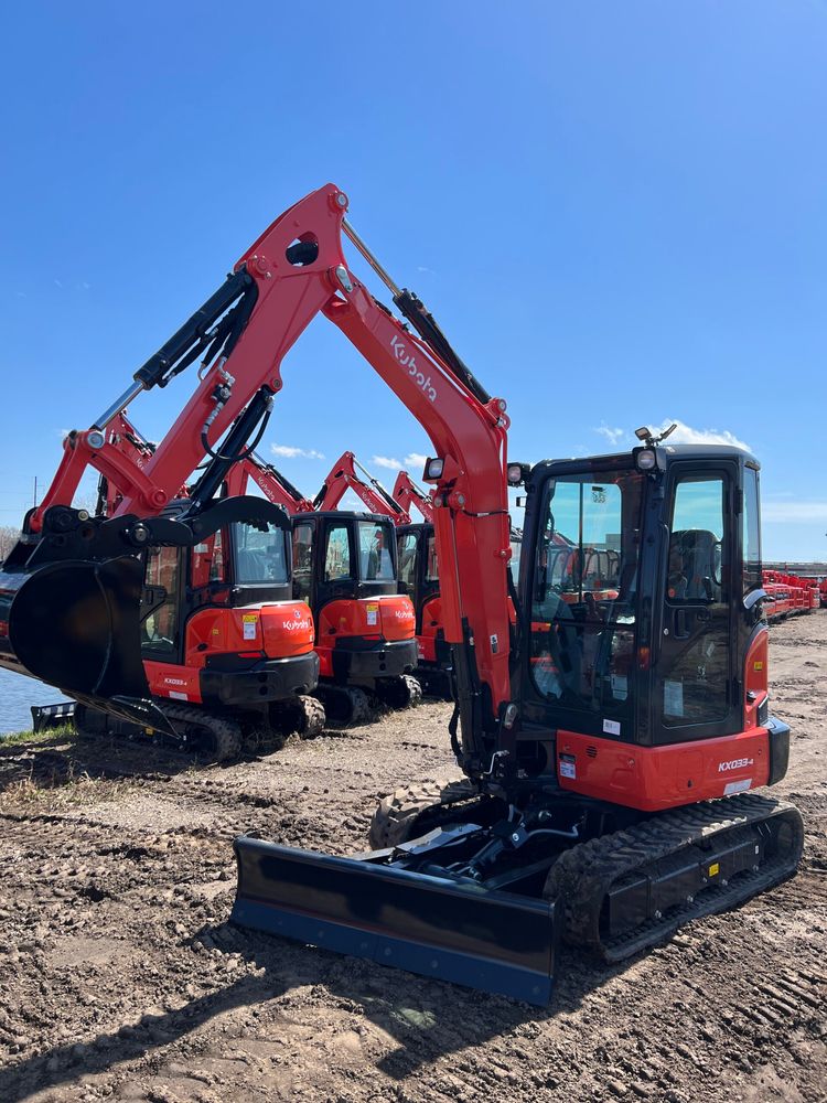 Kubota KX033-4R3A Compact Excavator – N033515YK