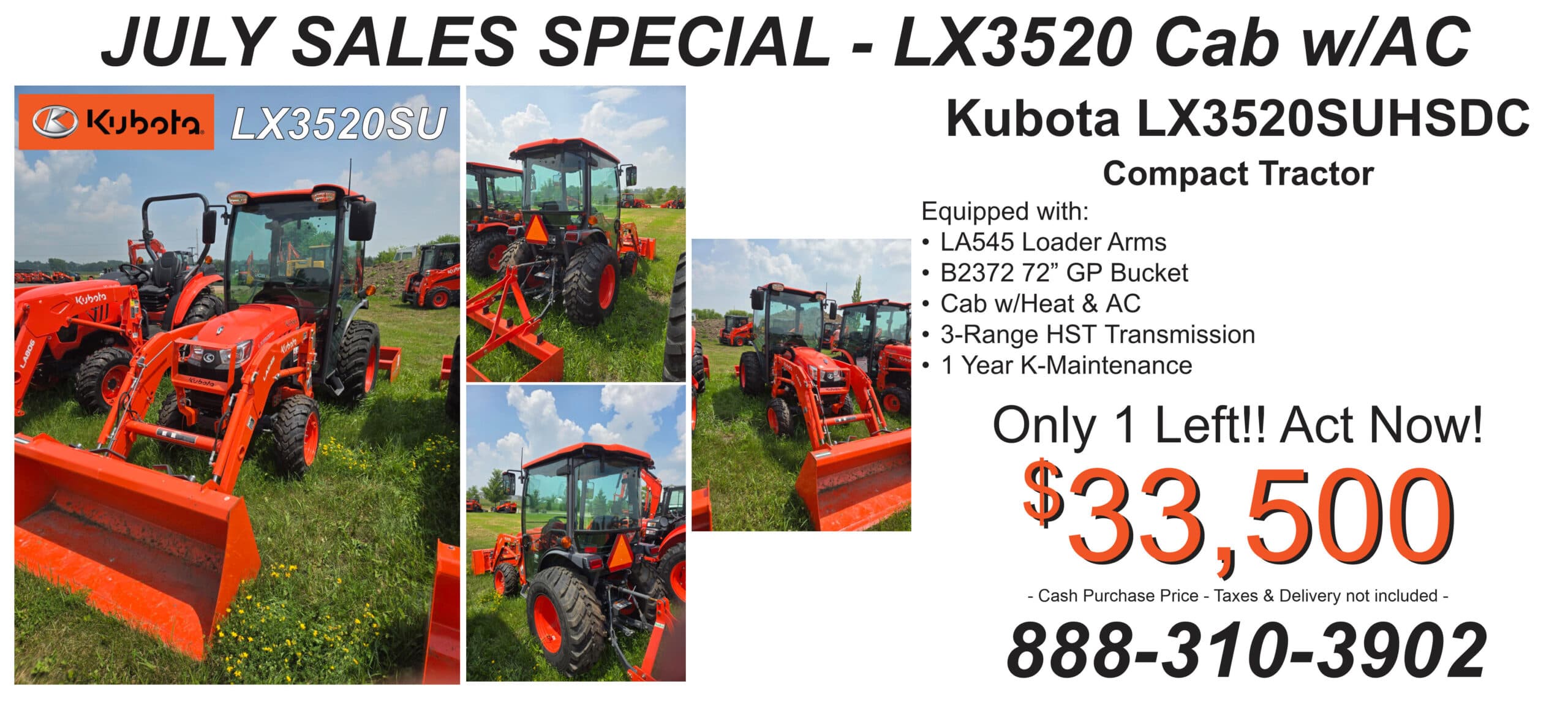 Special YES Pricing on this New LX3520SU